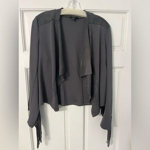 CUPIO suede fringe jacket